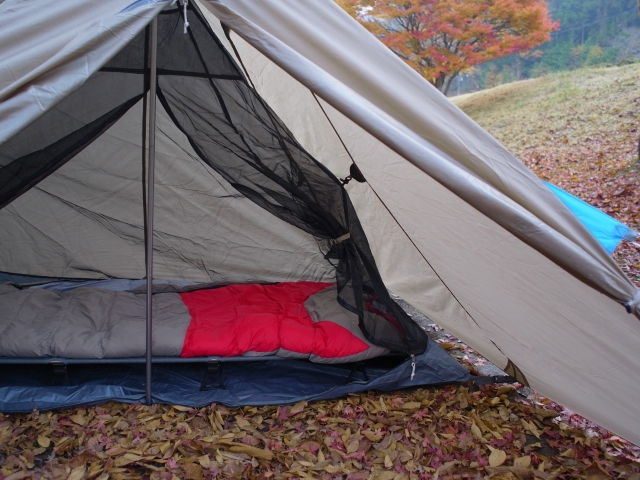テントと寝袋