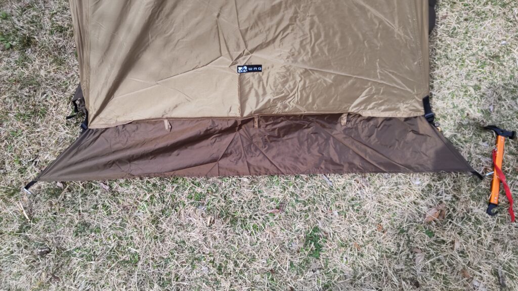 WAQ ASTRA CT 2WAYコット専用テントのスカート
